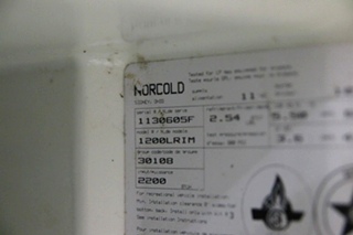 USED MOTORHOME NORCOLD REFRIGERATOR FOR SALE | NORCOLD REFRIGERATOR  MODEL: 1200LRIM SN: 1130605F