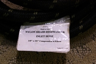 NEW NYLON BRAID DISHWASHER INLET HOSE FOR SALE