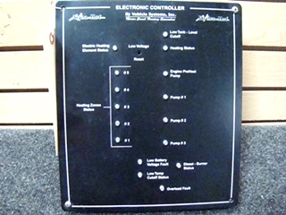 USED RV/MOTORHOME AQUA HOT ELECTRONIC CONTROL PANEL BY.VEHICLE SYSTEMS FOR SALE *OUT OF STOCK*