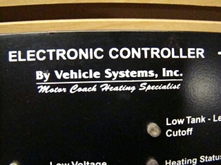 USED RV/MOTORHOME AQUA HOT ELECTRONIC CONTROL PANEL BY.VEHICLE SYSTEMS FOR SALE *OUT OF STOCK*