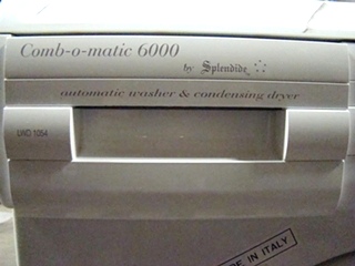 USED RV/MOTORHOME SPLENDIDE COMB-O-MATIC 6000 WASHER/DRYER COMBO FOR SALE