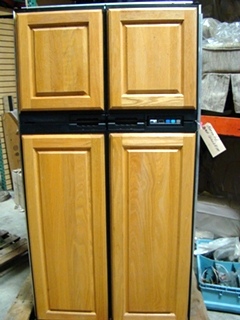 USED RV MOTORHOME REFRIGERATOR | NORCOLD 1200LRIM (WOOD PANEL)  REFRIGERATOR