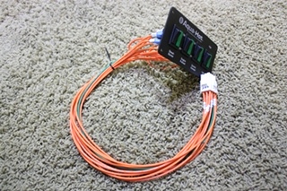 USED RV AQUA-HOT HYDRONIC HEATING SYSTEM SWITCH PANEL WITH WIRING HARNESS FOR SALE