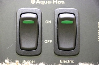 USED MOTORHOME AQUA-HOT 2 SWITCH PANEL RV PARTS FOR SALE