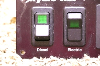 USED RV HYDRO-HOT BY VEHICLE SYSTEMS SWITCH PANEL MOTORHOME PARTS FOR SALE