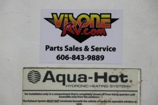 USED MOTORHOME AQUA-HOT AHE-450-DE4 HYDRONIC HEATING SYSTEM FOR SALE