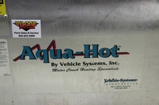 USED AHU-100-02S AQUA-HOT MOTOR COACH & MARINE HEATING SYSTEM FOR SALE