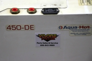 USED HYDRONIC HEATING SYSTEMS MOTORHOME AHE-450-DE1 AQUA-HOT 450-DE FOR SALE